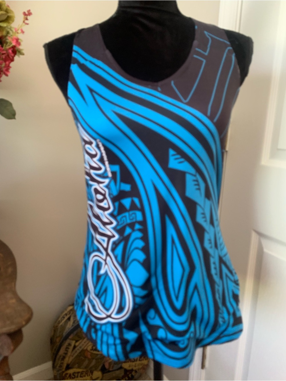 Blue Hawaiian Aloha Women’s Tank Top